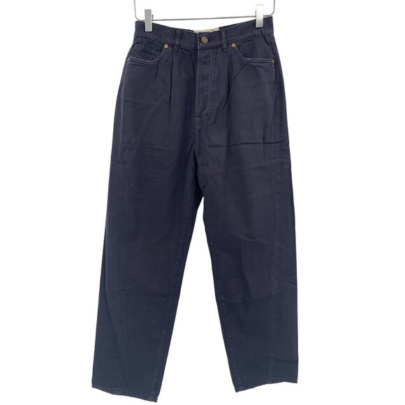 2/$30 FREE PEOPLE Sandrine Rose Wide Leg Pant Jeans Size 25 French Worker Blue - Picture 5 of 7